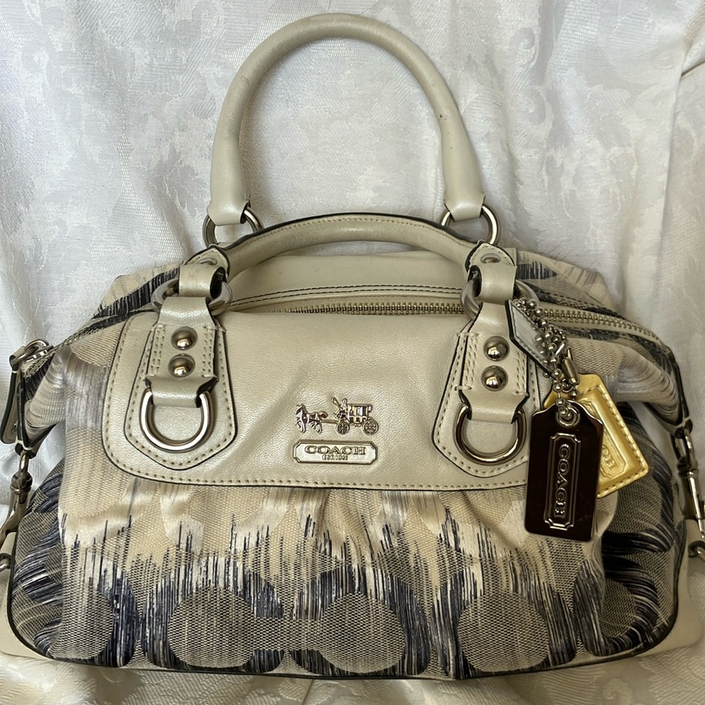 Coach Pearl “Op Art” Sabrina Satchel PRICE DROP!